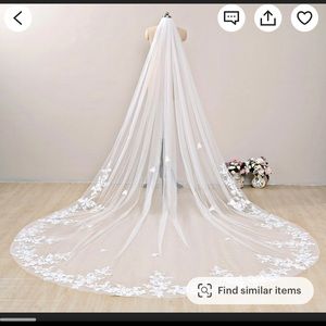New Wedding Veil white